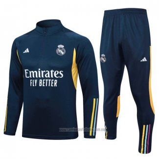 Chandal de Sudadera del Real Madrid 2023-2024 Azul