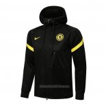 Chaqueta con Capucha del Chelsea 2021-2022 Negro