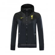 Chaqueta con Capucha del Liverpool 2020-2021 Negro