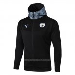 Chaqueta con Capucha del Manchester City 2019-2020 Negro