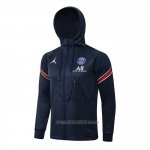 Chaqueta con Capucha del Paris Saint-Germain 2021-2022 Azul