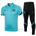 Conjunto Polo del Inter Milan 2021-2022 Verde