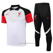 Conjunto Polo del Liverpool 2021-2022 Blanco