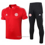 Conjunto Polo del SC Internacional 2020-2021 Rojo