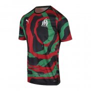 Tailandia Camiseta del Olympique Marsella OM Africa 2021 Negro Verde Rojo