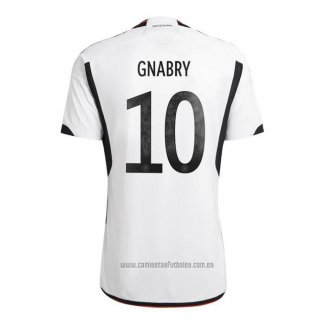 Camiseta del Alemania Jugador Gnabry 1ª Equipacion 2022