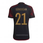 Camiseta del Alemania Jugador Gundogan 2ª Equipacion 2022