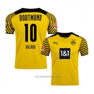 Camiseta del Borussia Dortmund Jugador Hazard 1ª Equipacion 2021-2022