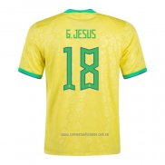 Camiseta del Brasil Jugador G.Jesus 1ª Equipacion 2022