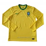 Camiseta del Brasil 1ª Equipacion Manga Larga 2020-2021