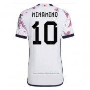 Camiseta del Japon Jugador Minamino 2ª Equipacion 2022