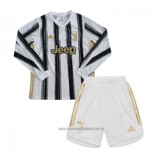 Camiseta del Juventus 1ª Equipacion Manga Larga Nino 2020-2021