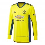 Camiseta del Manchester United Portero 2ª Equipacion Manga Larga 2020-2021