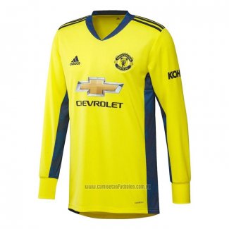 Camiseta del Manchester United Portero 2ª Equipacion Manga Larga 2020-2021