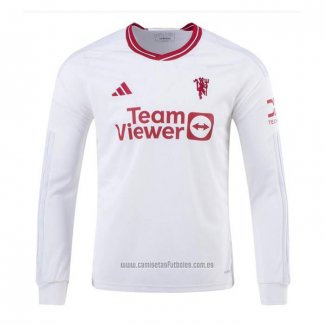 Camiseta del Manchester United 3ª Equipacion Manga Larga 2023-2024