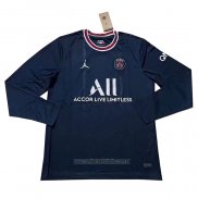 Camiseta del Paris Saint-Germain 1ª Equipacion Manga Larga 2021-2022