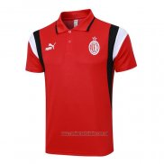 Camiseta Polo del AC Milan 2023-2024 Rojo