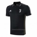 Camiseta Polo del Juventus 2019-2020 Negro y Blanco