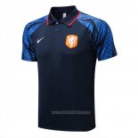 Camiseta Polo del Paises Bajos 2022-2023 Azul