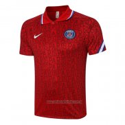 Camiseta Polo del Paris Saint-Germain 2020-2021 Rojo