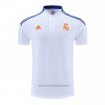 Camiseta Polo del Real Madrid 2022-2023 Blanco y Azul