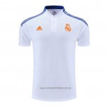 Camiseta Polo del Real Madrid 2022-2023 Blanco y Azul