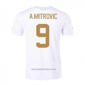 Camiseta del Serbia Jugador A.Mitrovic 2ª Equipacion 2022