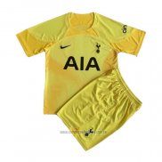 Camiseta del Tottenham Hotspur Portero Nino 2022-2023 Amarillo