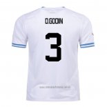 Camiseta del Uruguay Jugador D.Godin 2ª Equipacion 2022