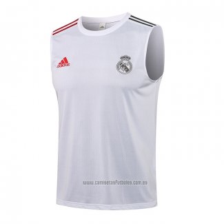 Camiseta de Entrenamiento Real Madrid Sin Mangas 2021-2022 Blanco