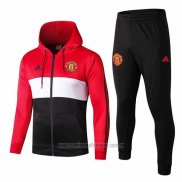 Chandal con Capucha del Manchester United 2019-2020 Rojo