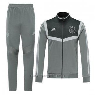 Chandal de Chaqueta del Ajax 2019-2020 Gris