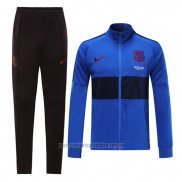 Chandal de Chaqueta del Barcelona 2019-2020 Azul Oscuro