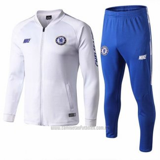 Chandal de Chaqueta del Chelsea Nino 2019-2020 Blanco