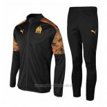 Chandal de Chaqueta del Olympique Marsella 2019-2020 Negro