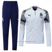 Chandal de Chaqueta del Olympique Marsella N98 2019-2020 Blanco