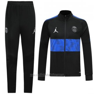 Chandal de Chaqueta del Paris Saint-Germain 2019-2020 Negro y Azul