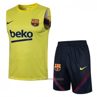 Chandal del Barcelona Sin Mangas 2021-2022 Verde