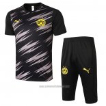 Chandal del Borussia Dortmund Manga Corta 2020-2021 Negro