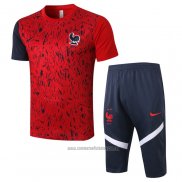 Chandal del Francia Manga Corta 2020-2021 Rojo