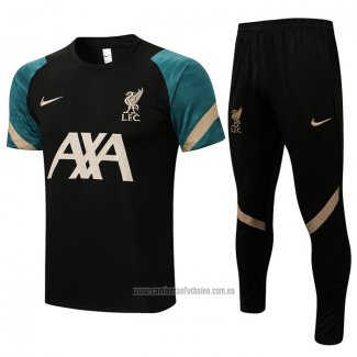 Chandal del Liverpool Manga Corta 2021-2022 Negro