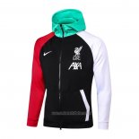 Chaqueta con Capucha del Liverpool 2020-2021 Negro