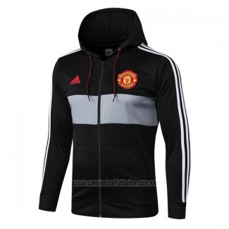 Chaqueta con Capucha del Manchester United 2019-2020 Negro