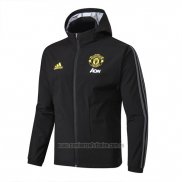 Chaqueta con Capucha del Manchester United 2019-2020 Negro