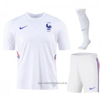 Camiseta del+Pantalones+Calcetines Francia 2ª Equipacion 2020-2021