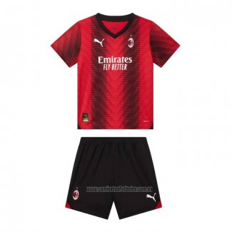 Camiseta del AC Milan 1ª Equipacion Nino 2023-2024
