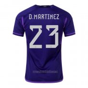 Camiseta del Argentina Jugador D.Martinez 2ª Equipacion 2022