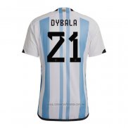 Camiseta del Argentina Jugador Dybala 1ª Equipacion 2022