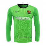 Camiseta del Barcelona Portero Manga Larga 2020-2021 Verde