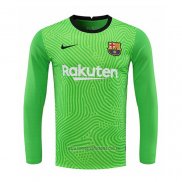 Camiseta del Barcelona Portero Manga Larga 2020-2021 Verde